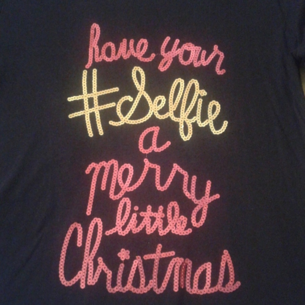 Black long sleeve xmas🌲shirt